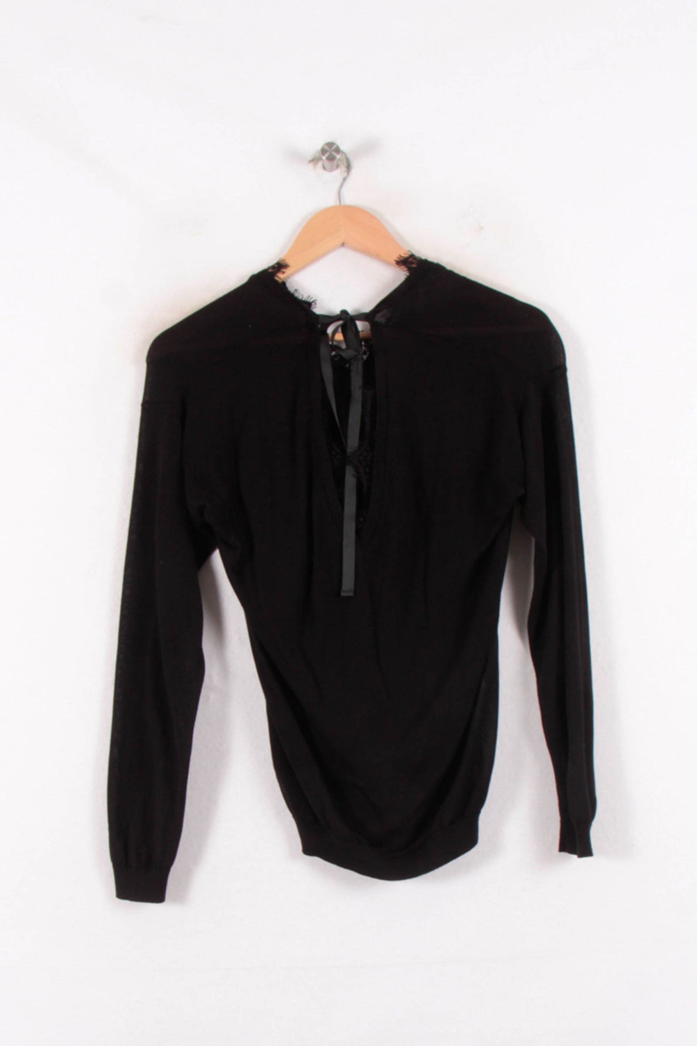 Pull Noir - Taille S/36 de la marque La Fée Maraboutée | PARAD81532 - Vendu par Paradigme - Image 2
