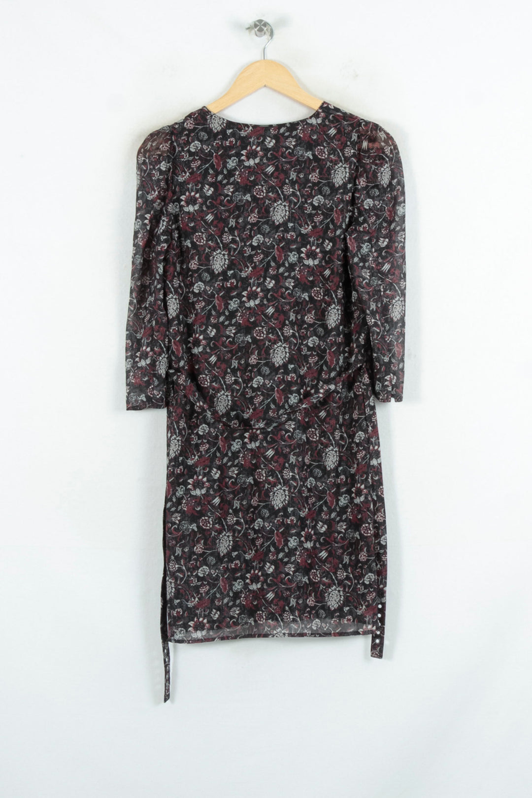 Robe Midi Noire et Rouge - Taille S/36 de la marque IKKS | PARAD81573 - Vendu par Paradigme - Image 4