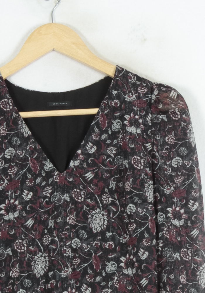Robe Midi Noire et Rouge - Taille S/36 de la marque IKKS | PARAD81573 - Vendu par Paradigme - Image 3