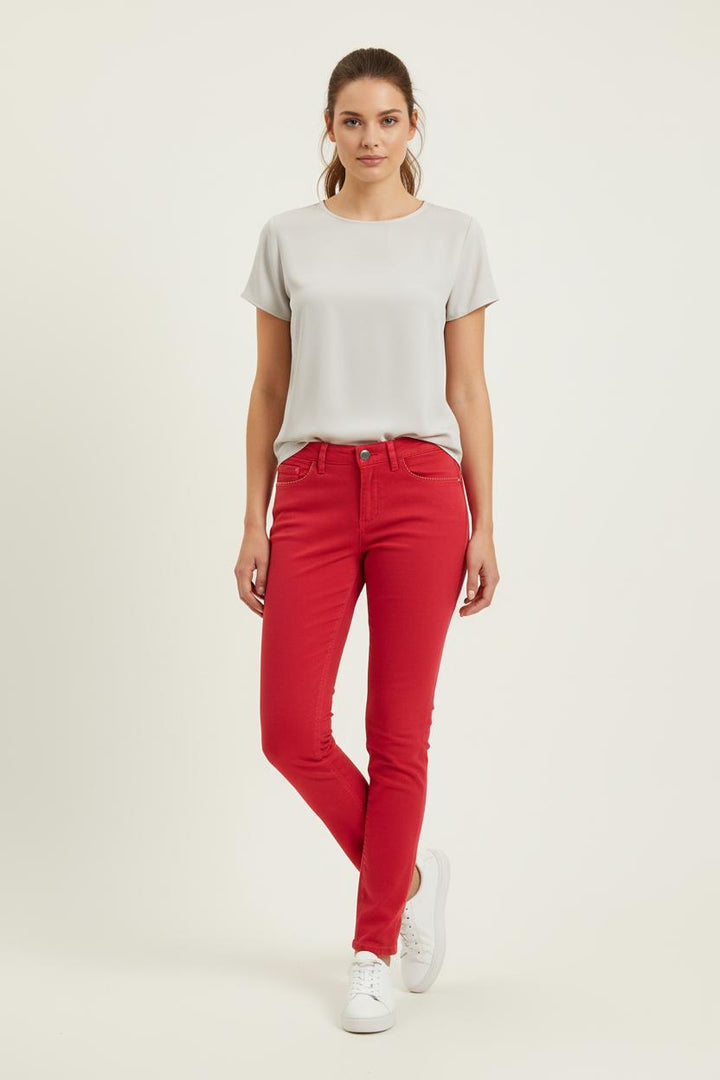 Jean Rouge - Taille XS/34 de la marque One Step | PARAD81576 - Vendu par Paradigme - Image 1