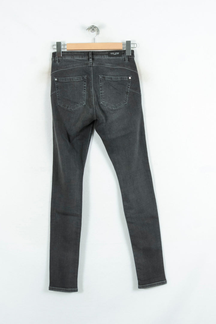 Jean Skinny Gris - Taille XS/34 de la marque One Step | PARAD81577 - Vendu par Paradigme - Image 4