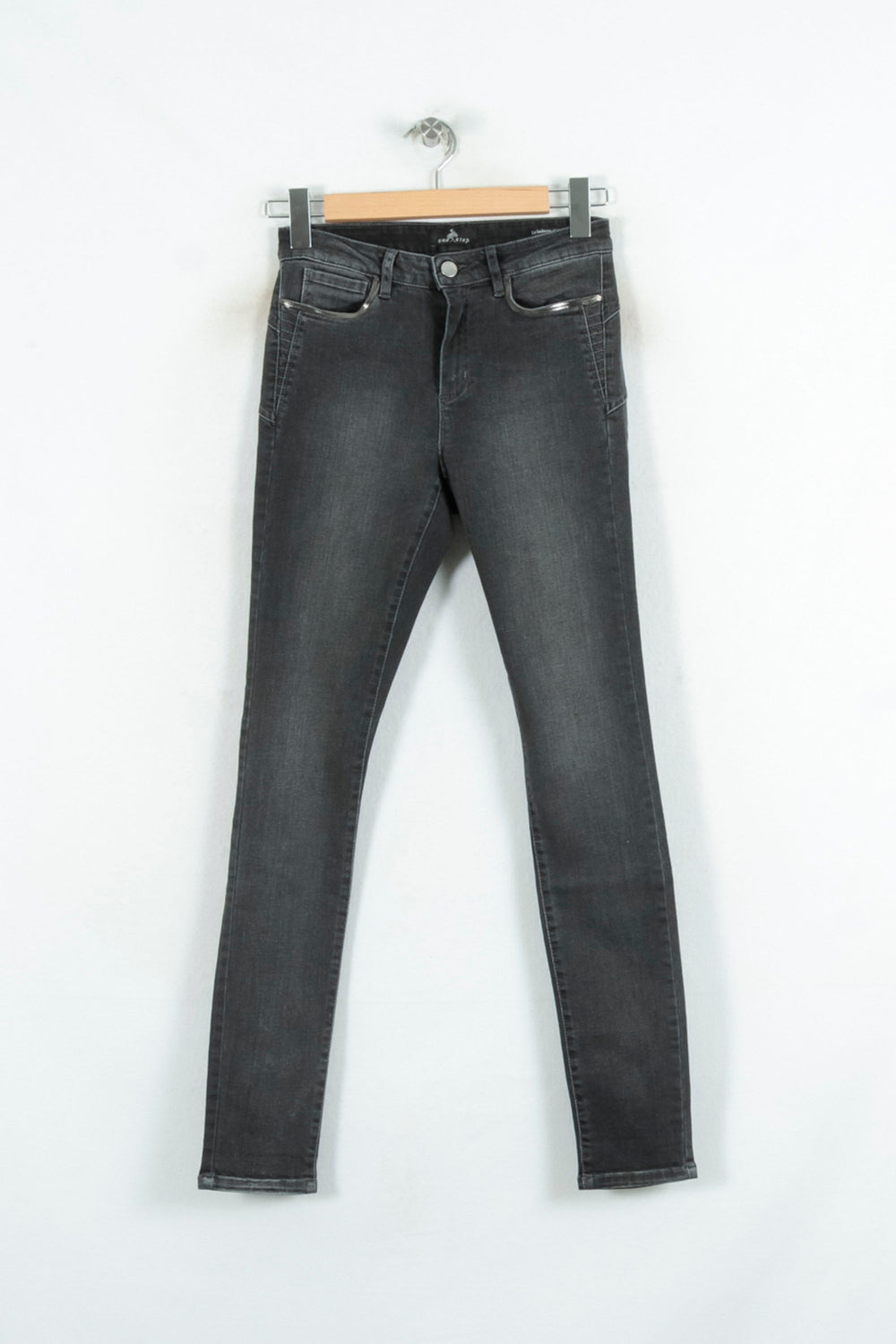 Jean Skinny Gris - Taille XS/34 de la marque One Step | PARAD81577 - Vendu par Paradigme - Image 2