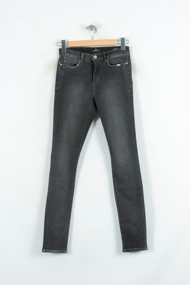 Jean Skinny Gris - Taille XS/34 de la marque One Step | PARAD81577 - Vendu par Paradigme - Image 2