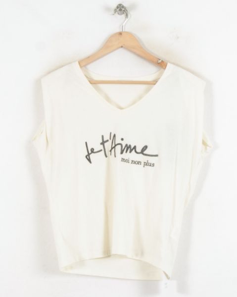 Top beige  - Taille XS/34 de la marque IKKS | PARAD81590 - Vendu par Paradigme - Image 2