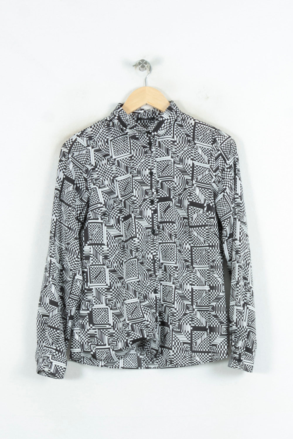Chemise Noire et Blanche - Taille XS/34 de la marque IKKS | PARAD81601 - Vendu par Paradigme - Image 2