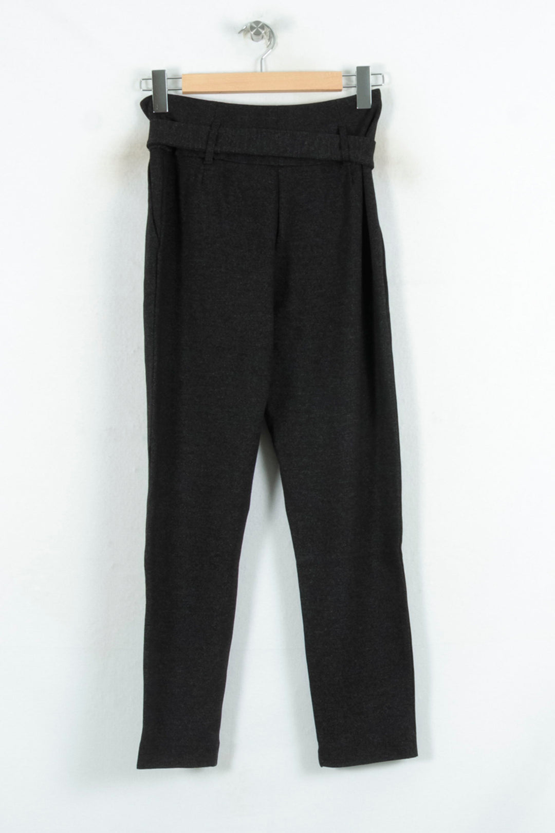 Pantalon Taille Haute Gris - Taille XS/34 de la marque IKKS | PARAD81602 - Vendu par Paradigme - Image 4