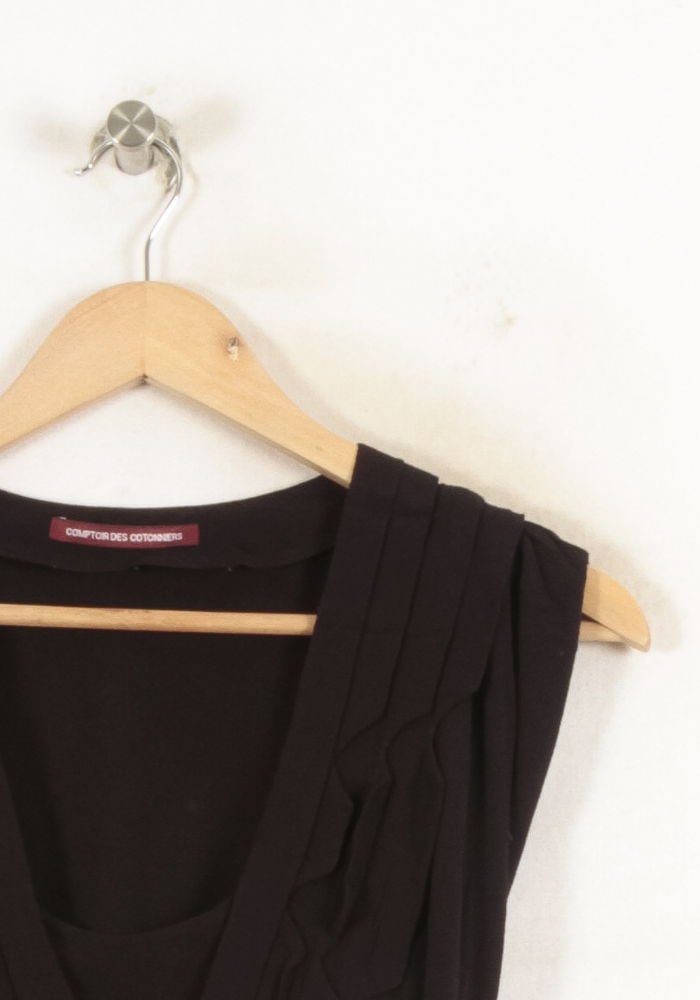 Blouse Noire - Taille M/38 de la marque Comptoir des Cotonniers | PARAD81676 - Vendu par Paradigme - Image 3