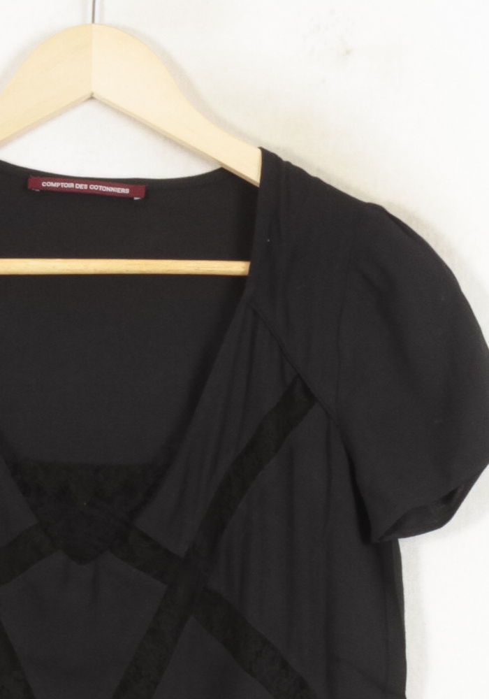 Blouse Noire - Taille S/36 de la marque Comptoir des Cotonniers | PARAD81684 - Vendu par Paradigme - Image 3