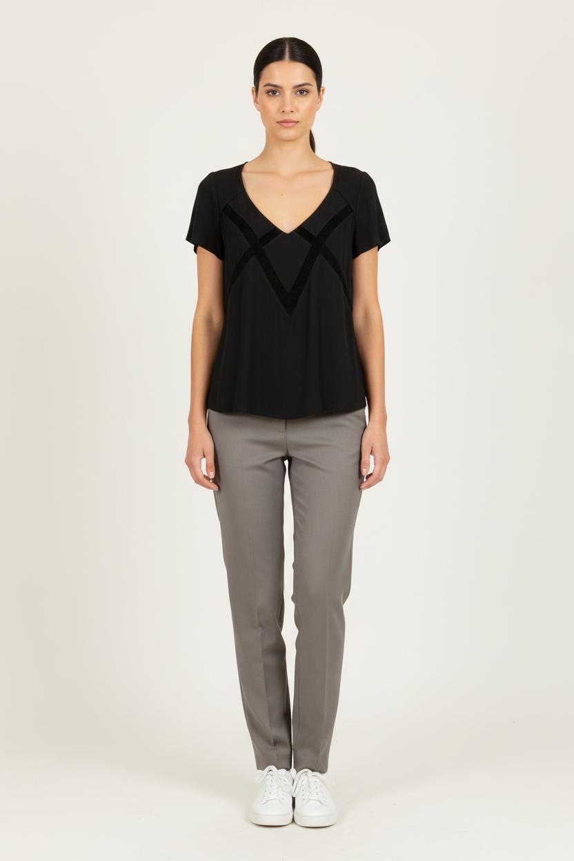 Blouse Noire - Taille S/36 de la marque Comptoir des Cotonniers | PARAD81684 - Vendu par Paradigme - Image 1