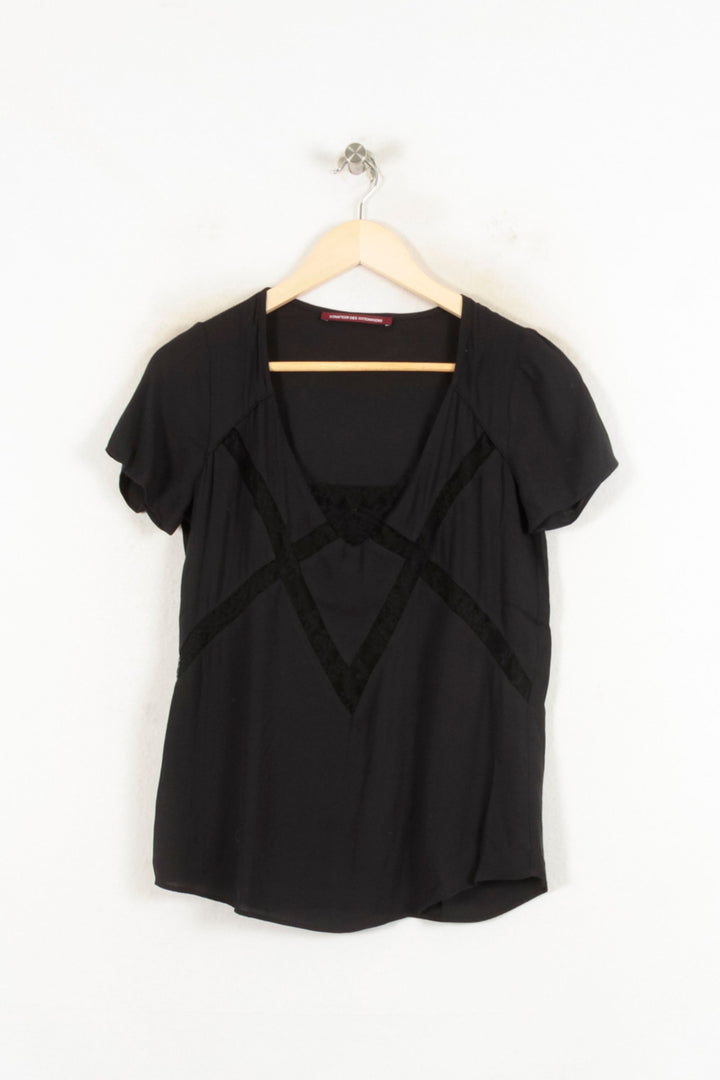 Blouse Noire - Taille S/36 de la marque Comptoir des Cotonniers | PARAD81684 - Vendu par Paradigme - Image 2