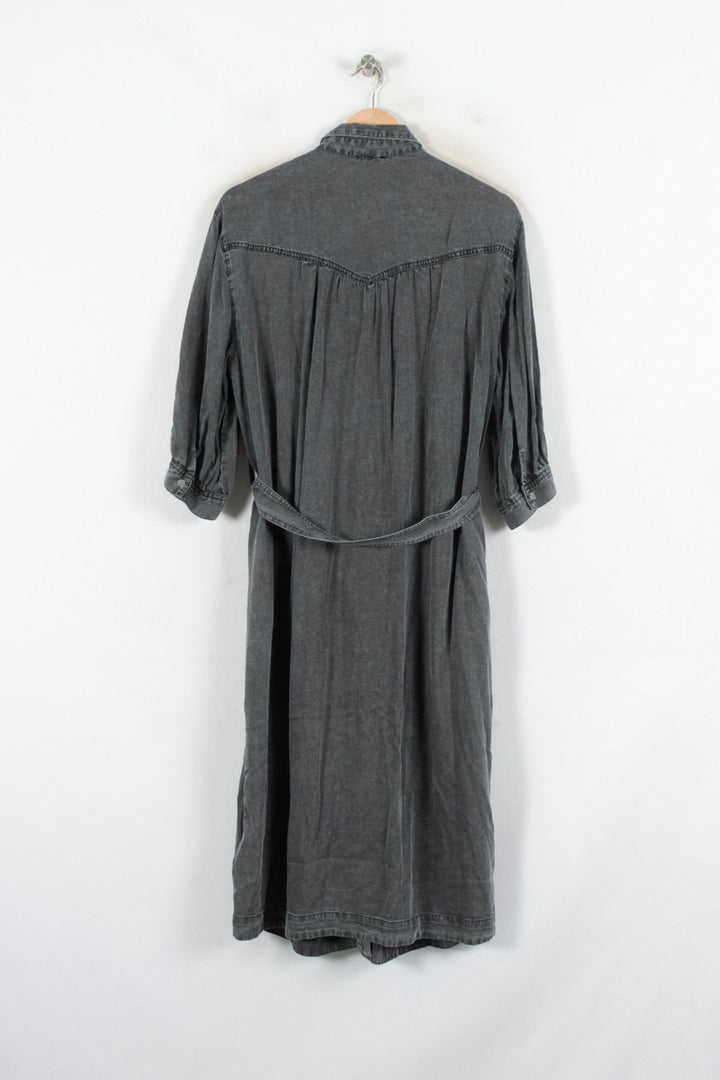 Robe Chemise Grise - Taille L/40 de la marque IKKS | PARAD81706 - Vendu par Paradigme - Image 4