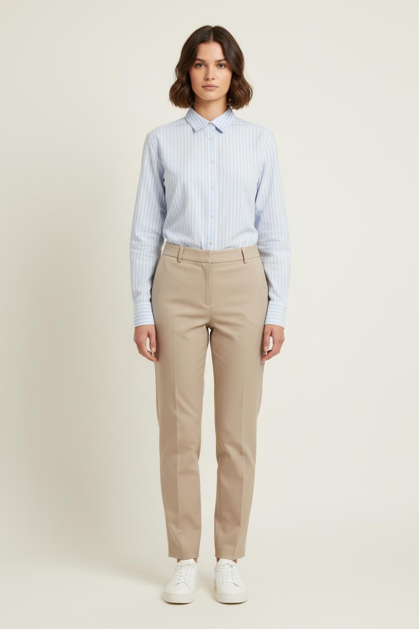Chemise Rayée Bleue et Blanche - Taille L/40 de la marque IKKS | PARAD81710 - Vendu par Paradigme - Image 1