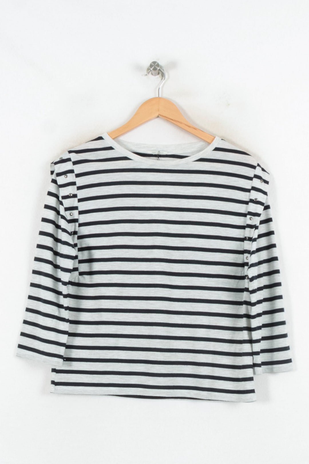 Blouse Noire et Blanche - Taille L/40 de la marque IKKS | PARAD81711 - Vendu par Paradigme - Image 2