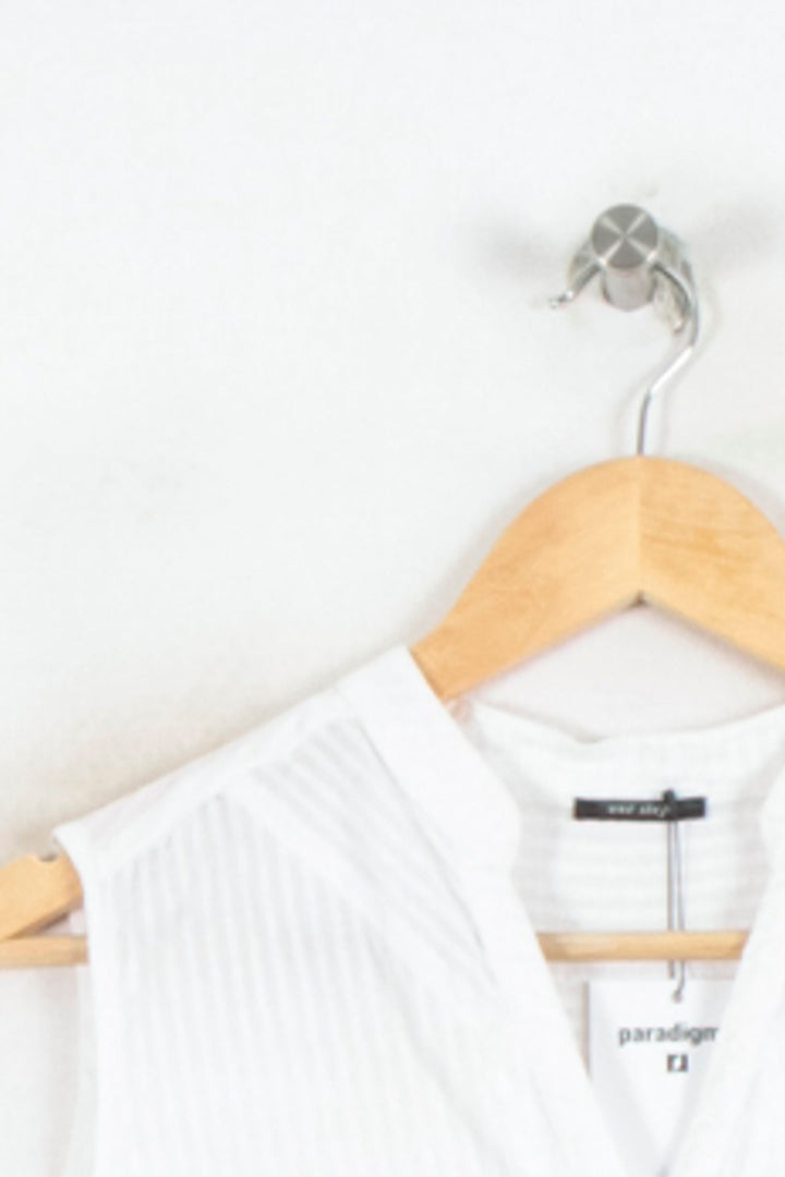 Blouse Blanche - Taille L/40 de la marque One Step | PARAD81716 - Vendu par Paradigme - Image 2