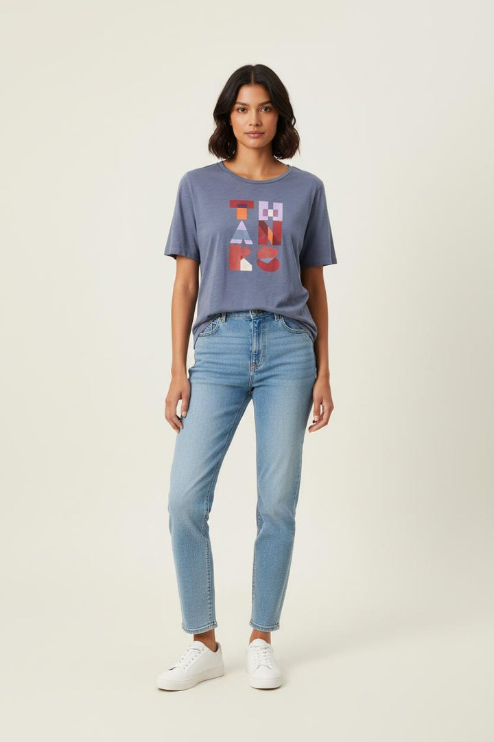 Tee-shirt Bleu - Taille S/36 de la marque ba&sh | PARAD81845 - Vendu par Paradigme - Image 1