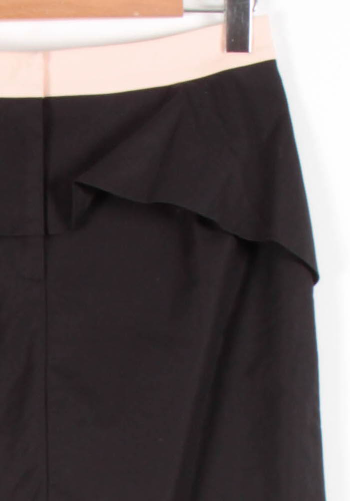 Jupe Crayon Noire et Beige - Taille L/40 de la marque Claudie Pierlot | PARAD82004 - Vendu par Paradigme - Image 3