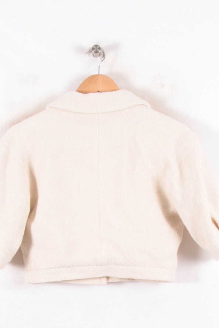 Veste Cropped Blanche - Taille S/36 de la marque ba&sh | PARAD82166 - Vendu par Paradigme - Image 4