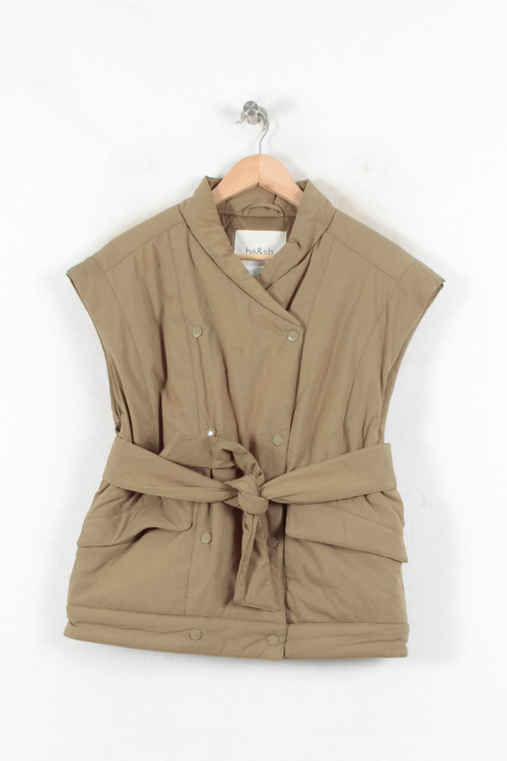 Gilet Sans Manches Beige - Taille S/36 de la marque ba&sh | PARAD82391 - Vendu par Paradigme - Image 2