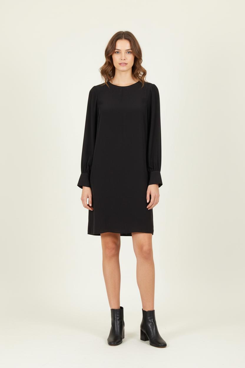 Robe Droite Noire Taille S/36 Comptoir des Cotonniers d'occasion
