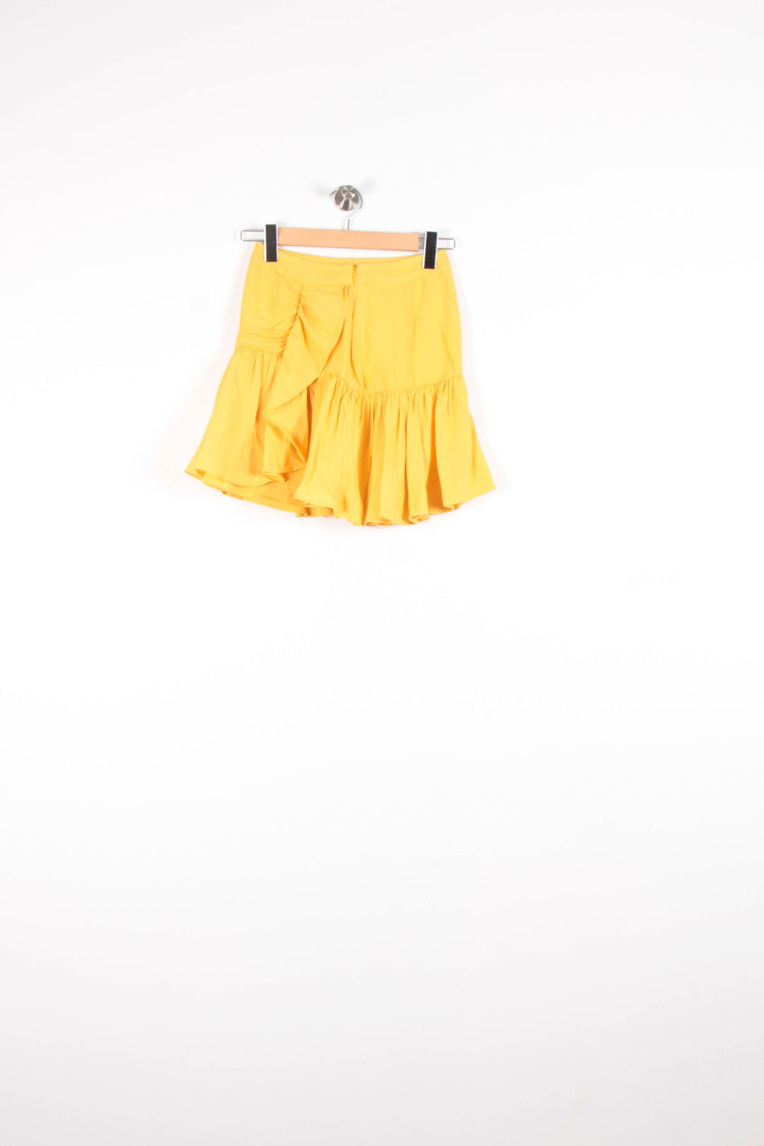 Jupe Volantée Jaune - Taille XS/34 de la marque Claudie Pierlot | PARAD82730 - Vendu par Paradigme - Image 4