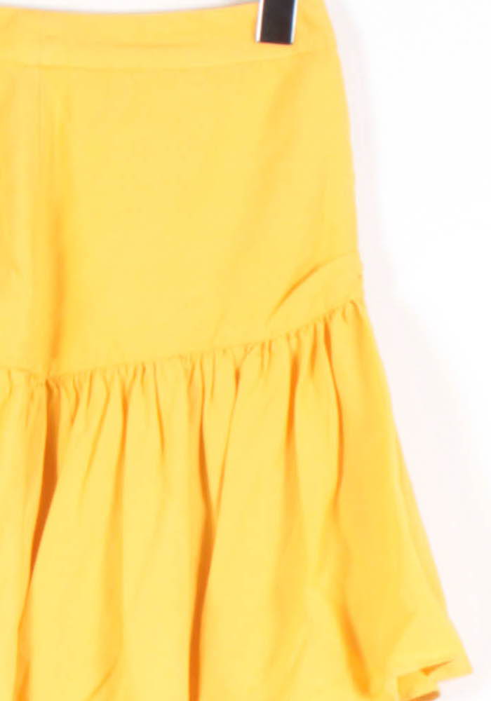 Jupe Volantée Jaune - Taille XS/34 de la marque Claudie Pierlot | PARAD82730 - Vendu par Paradigme - Image 3