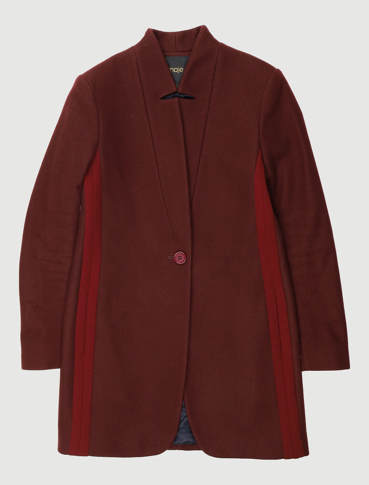 Manteau À Bandes Contrastantes - Taille S/36