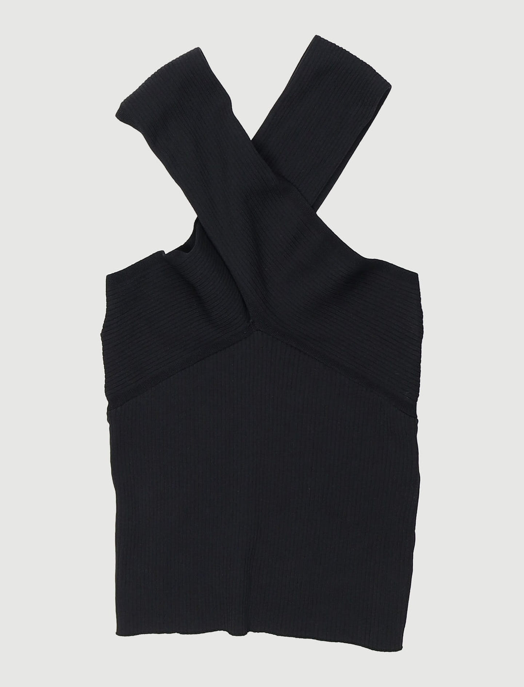 Top Sans Manches En Maille Côtelée - Taille L/40