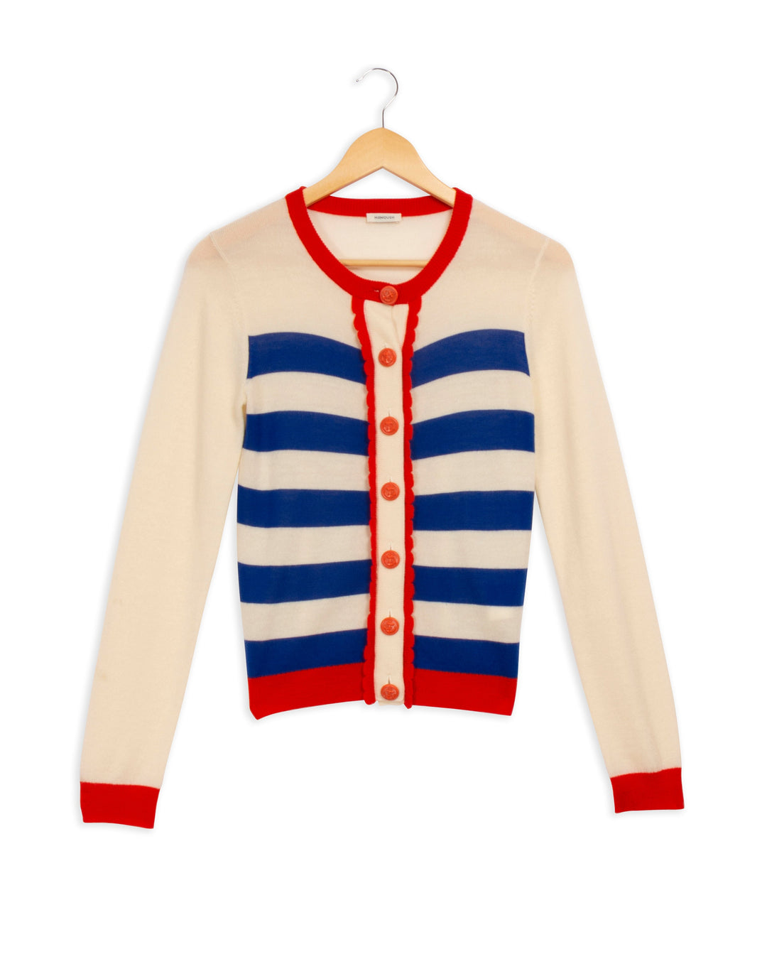 Gilet Sailor Bleu et Ecru - 36