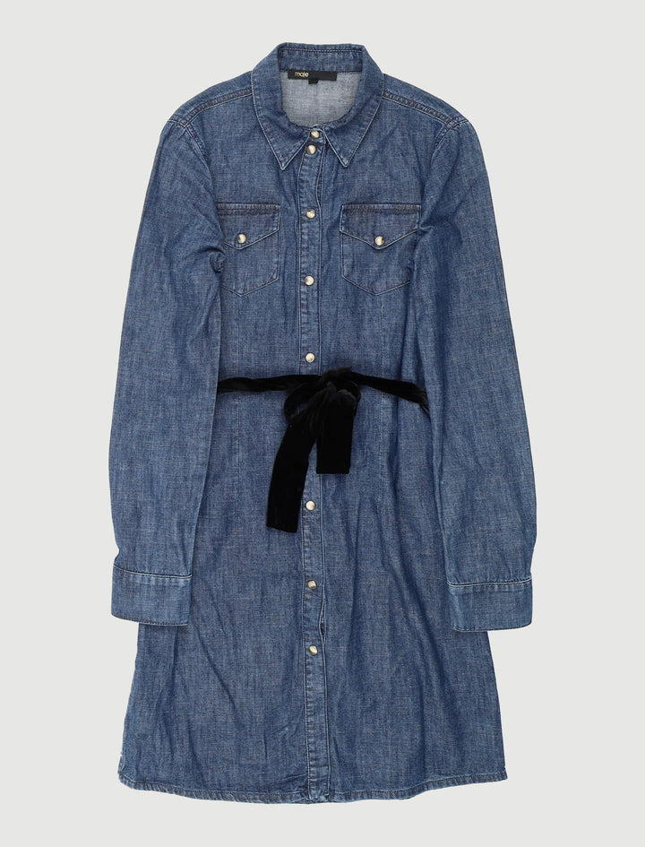 Robe En Denim Brut Denim - Taille S/36