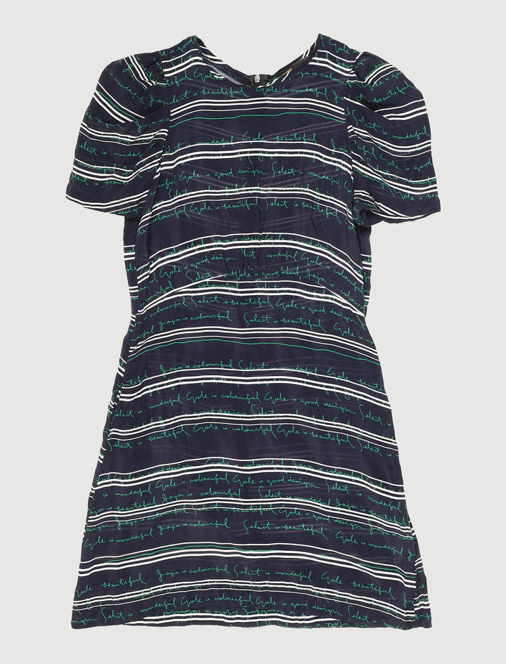 Robe Courte Avec Inscriptions - Taille S/36