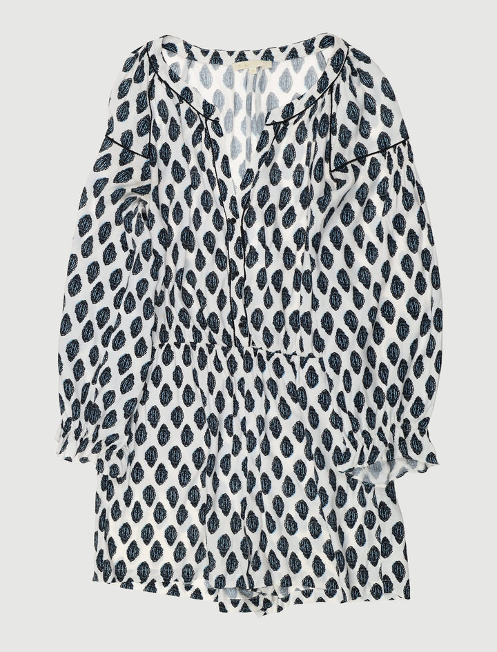 Combi-Short En Toile Imprimée - Taille L/40