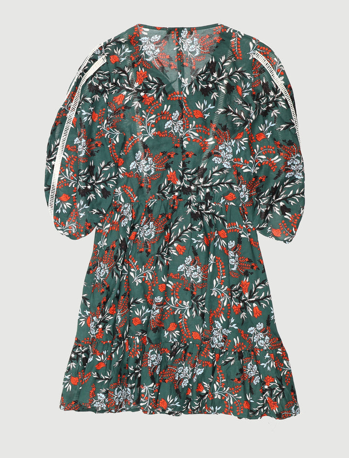 Robe Volantée Imprimée - Taille M/38