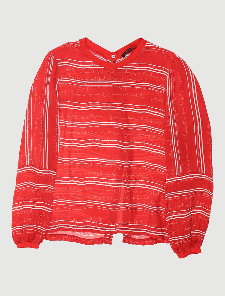 Top Fluide Imprimé Inscriptions - Taille S/36