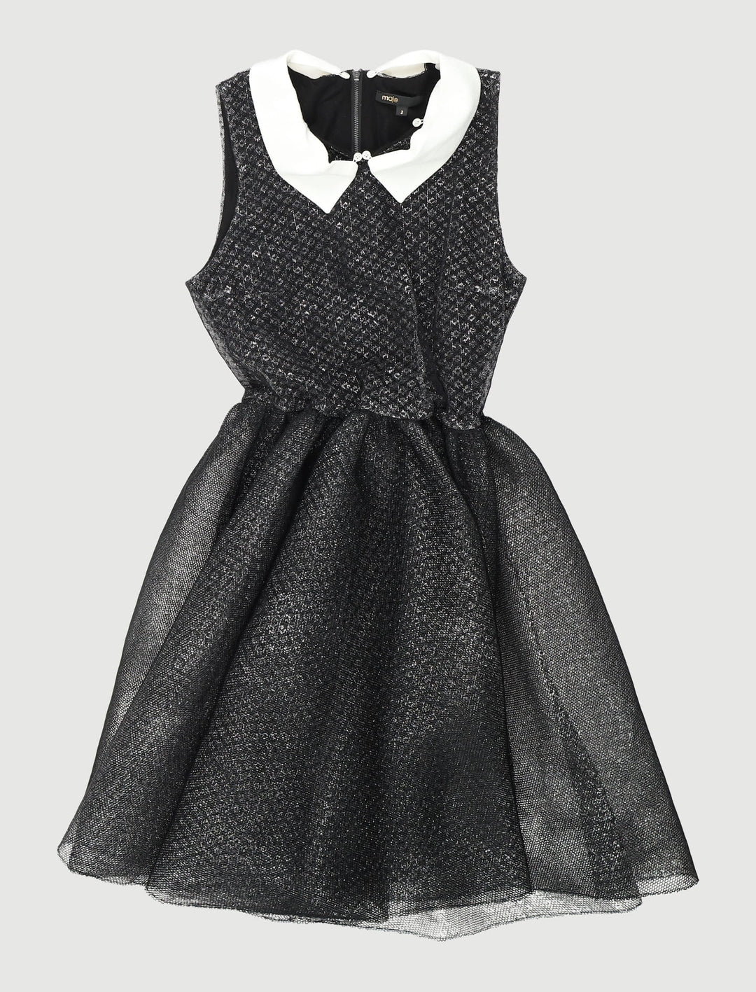 Robe Sans Manches En Tulle Et Lurex - Taille M/38