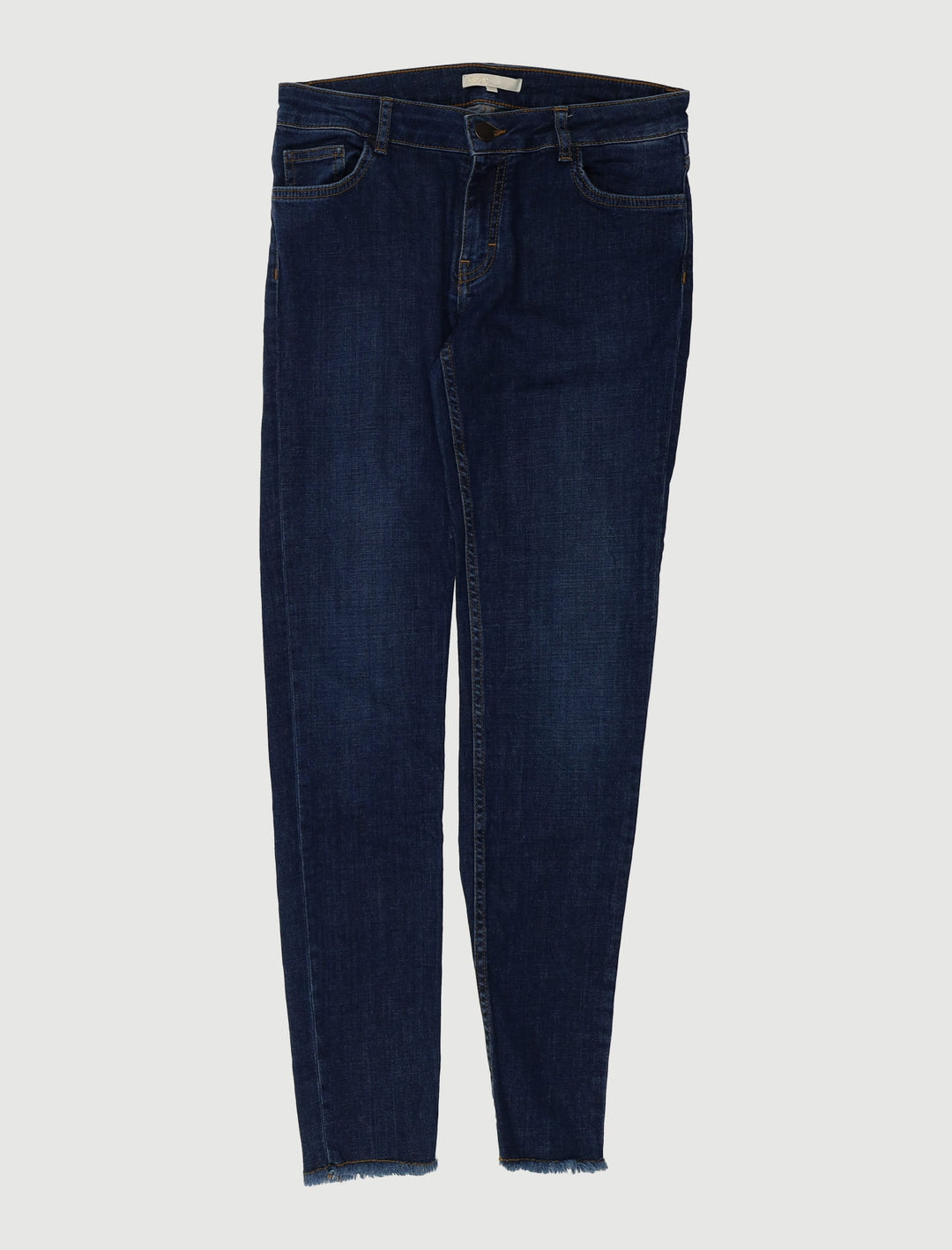 Jean Slim Brut À Franges - Taille L/40