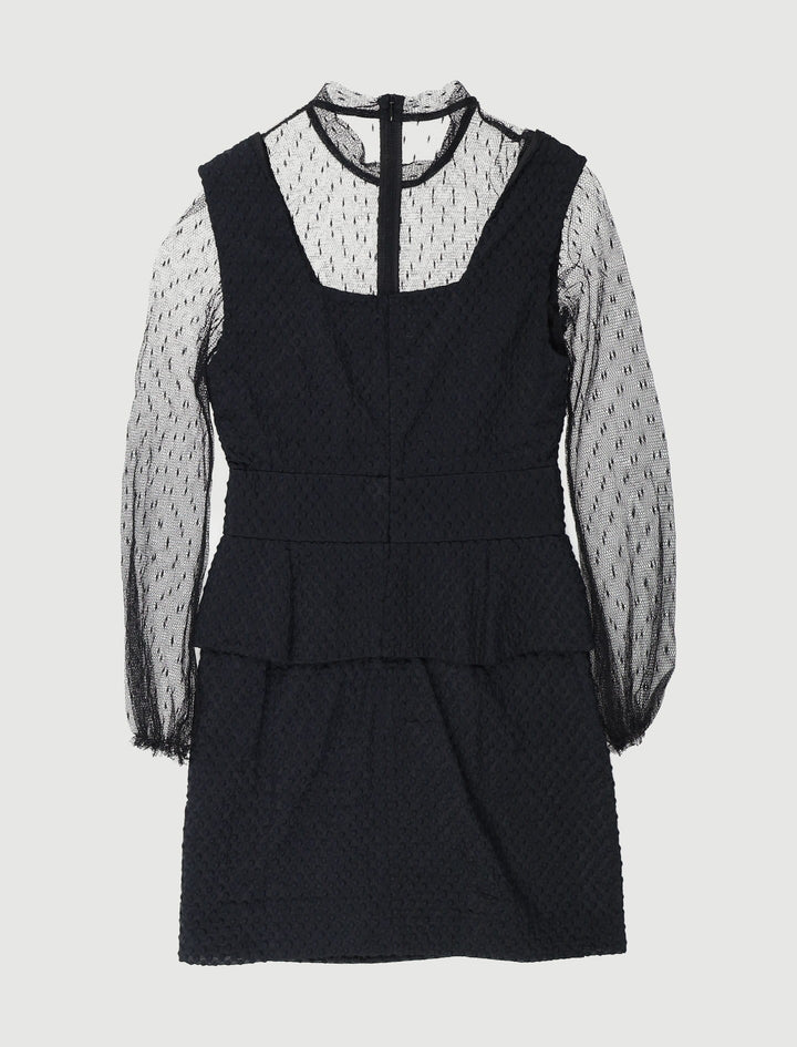 Robe Bimatière En Plumetis - Taille S/36