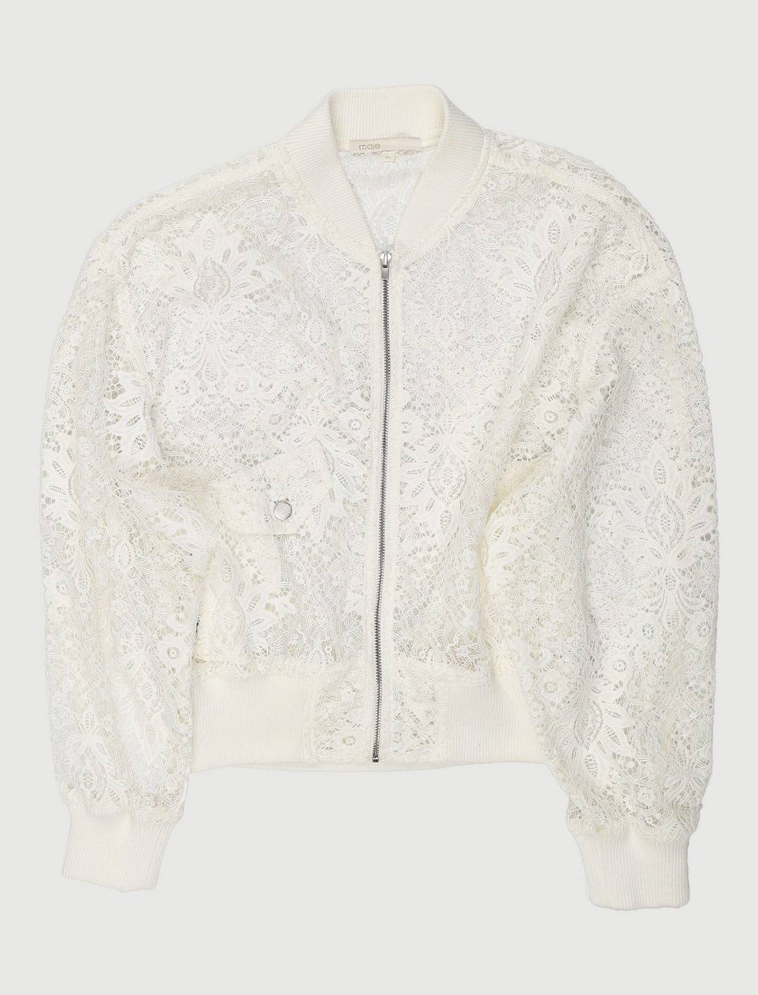 Bomber Court En Dentelle - Taille M/38