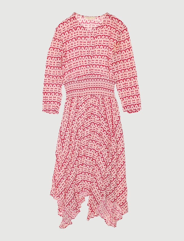 Robe Imprimée Avec Smocks - Taille S/36
