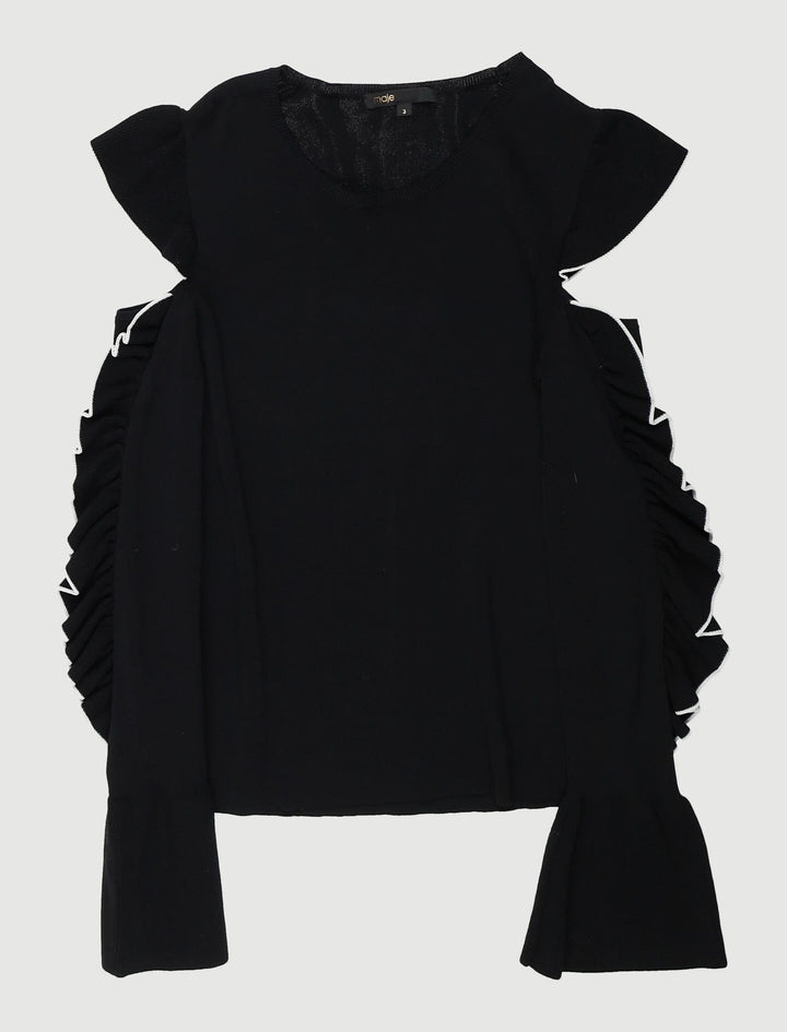 Pull En Maille Avec Épaules Dénudées - Taille L/40