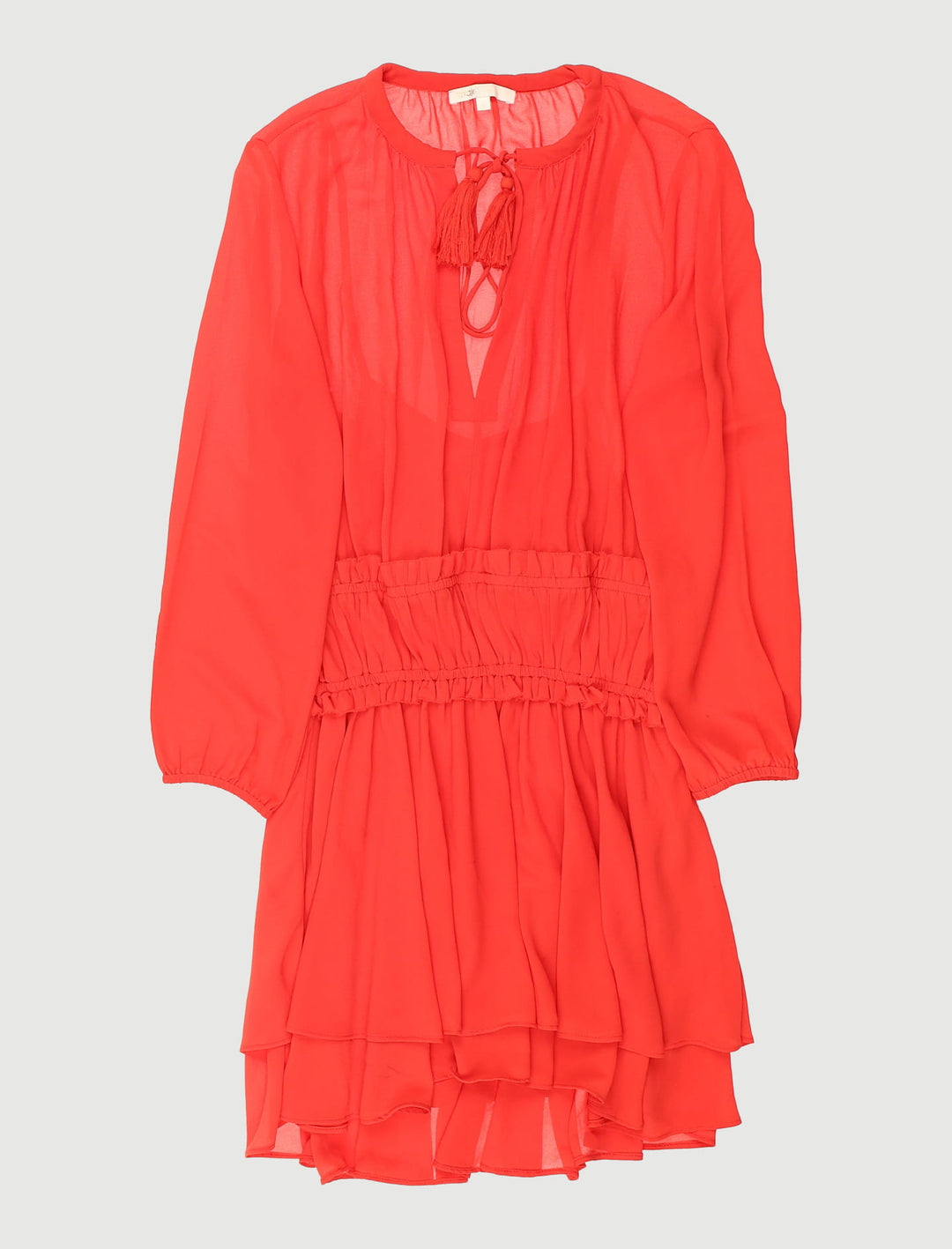 Robe Courte Avec Volants - Taille S/36