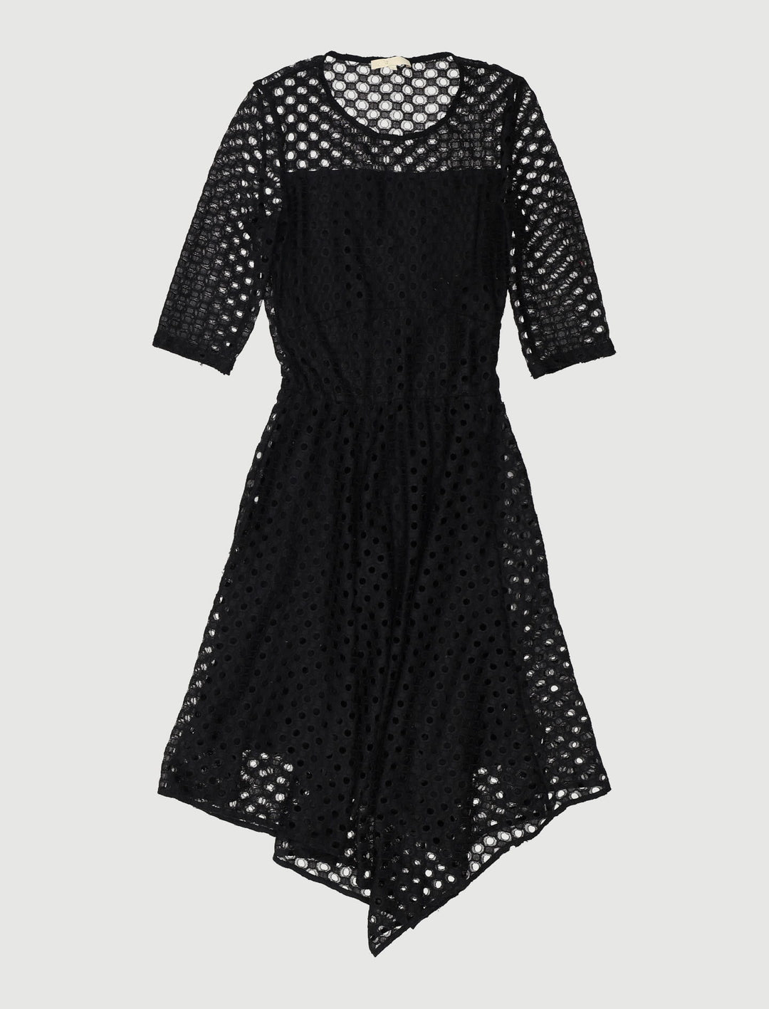 Robe Longue Asymétrique En Dentelle - Taille S/36