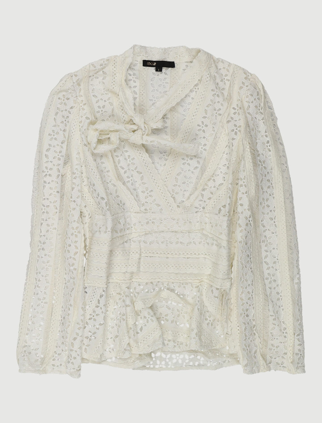 Top Brodé Avec Liens - Taille S/36