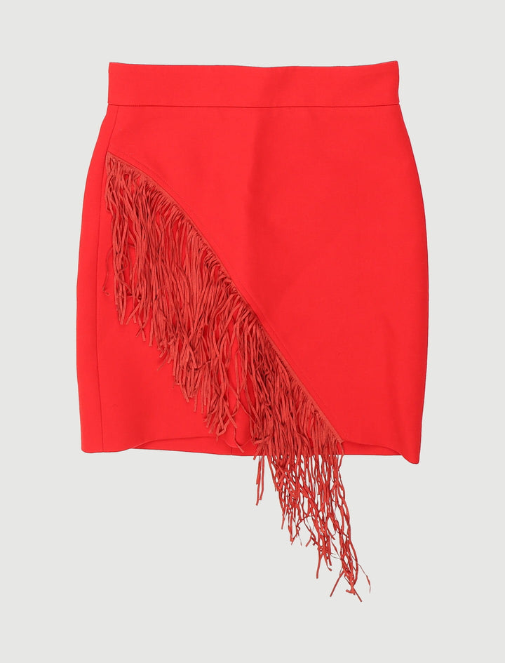 Jupe Courte Avec Franges - Taille S/36