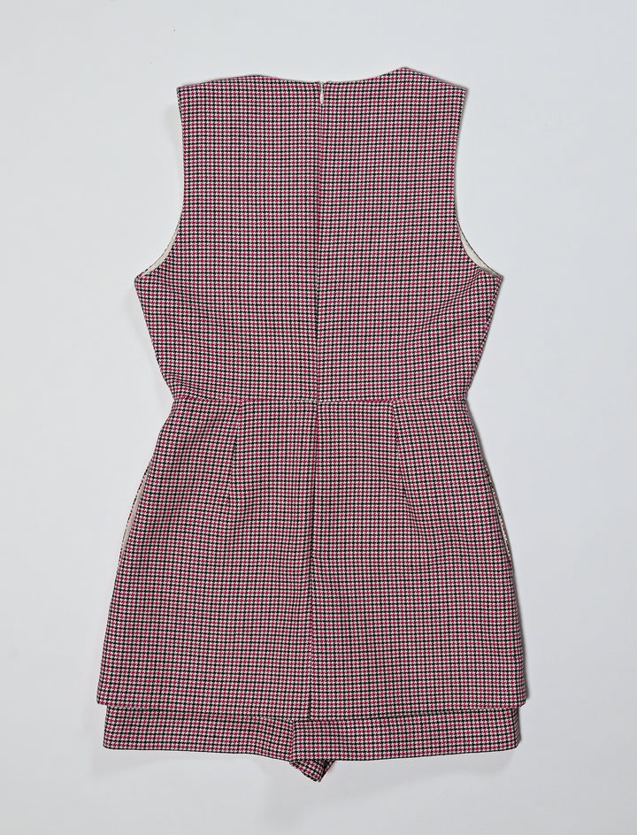 Combinaison Short Trompe-L'Œil - Taille XS/34