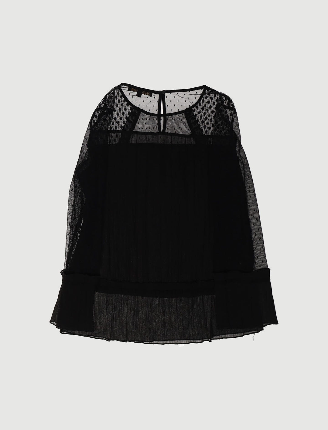 Top Fluide Et Plissé Avec Plumetis - Taille S/36