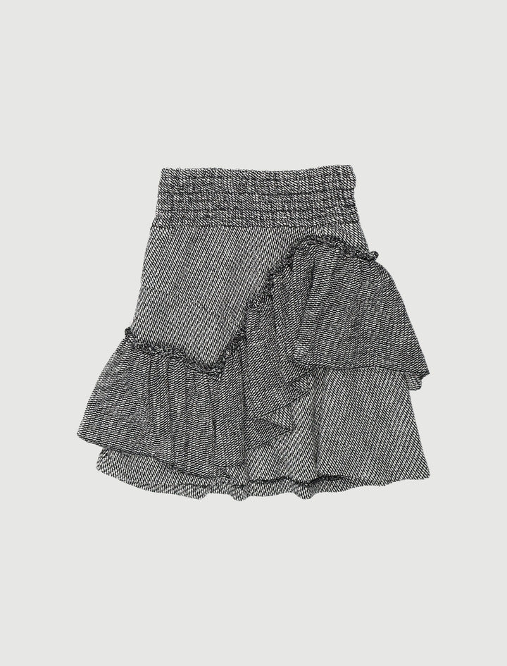 Jupe Jacquard Avec Volants - Taille M/38