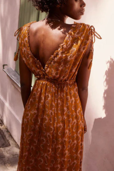 Robe Longue Orange - Taille S/36