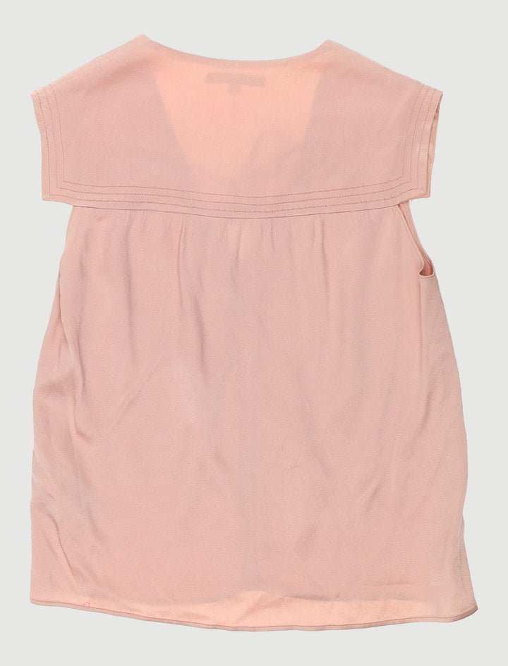 Top En Satin À Col Marin - Taille S/36