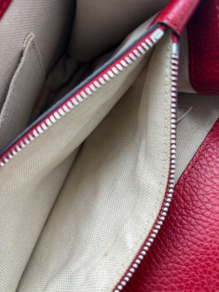 Gucci Dionysus Bamboo Top Handle Bag Leather