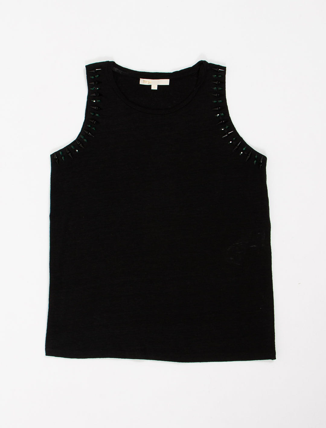 Débardeur En Lin Avec Bijoux Brodés - Taille S/36